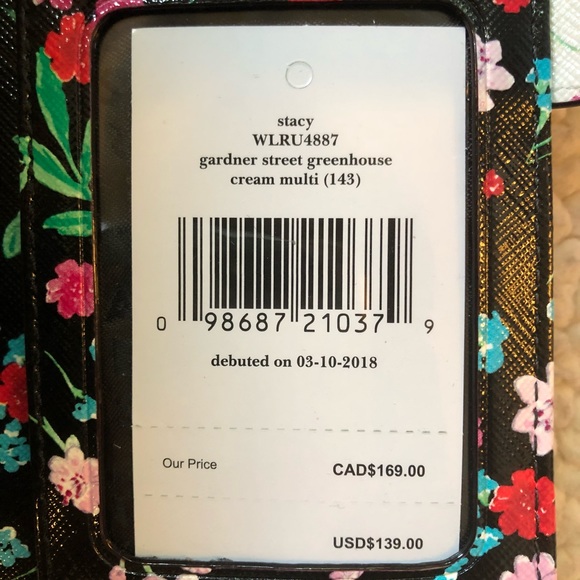 KATE SPADE Stacy Gardner Street Greenhouse Wallet - Picture 8 of 8